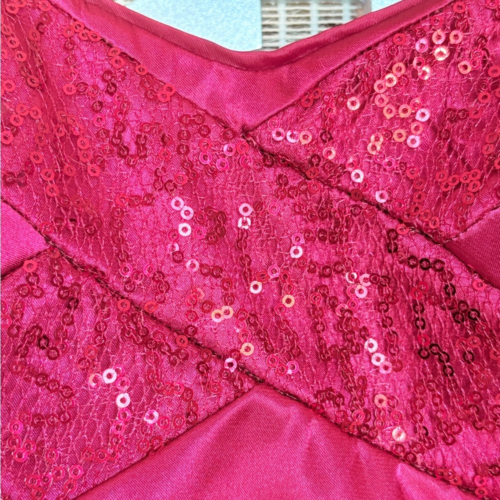 Adrianna Papell Pink Ruched Bustier Mini Dress - Picture 2 of 8